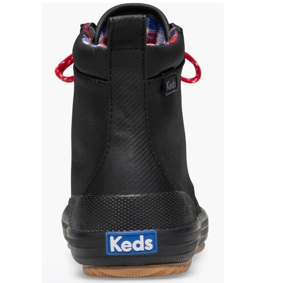 Keds Boots Womens 7 Black Scout Water Resistant Lace Up Micro Fleece Lining - Picture 12 of 15